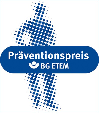 Logo Präventionspreis der BG ETEM.