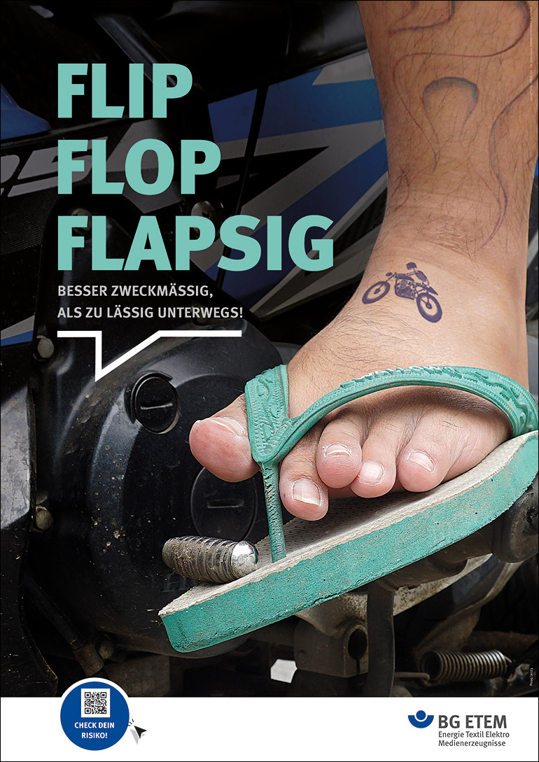 Plakate 2023: FlipFlops im Verkehr