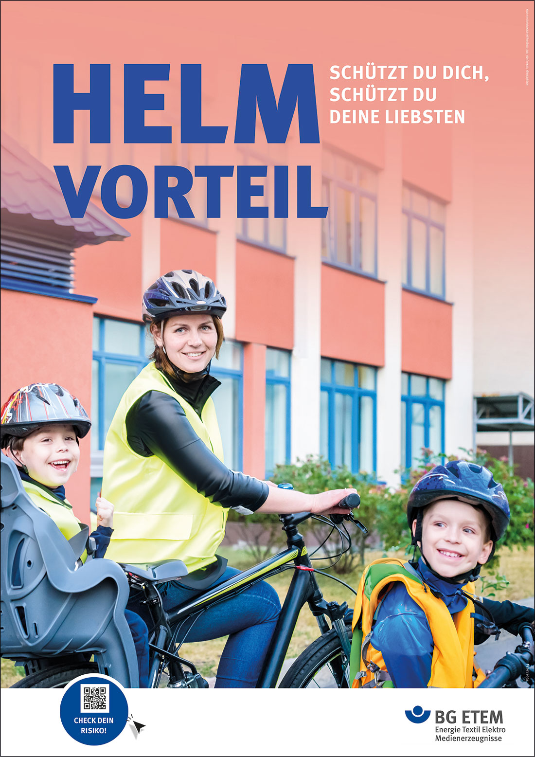 Plakate 2024: Motiv Fahrradhelm (P005)