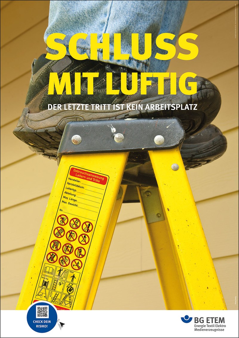 Plakate 2024: Motiv Leiter (P004)