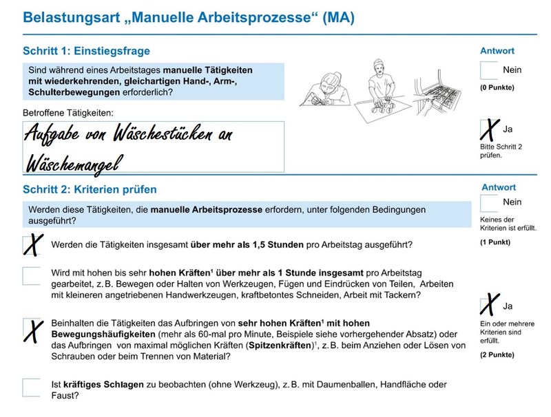 Belastungen richtig erfassen