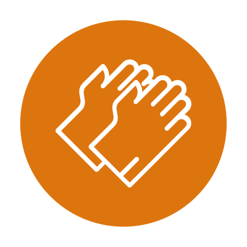 Handschutz bei Gefährdungen