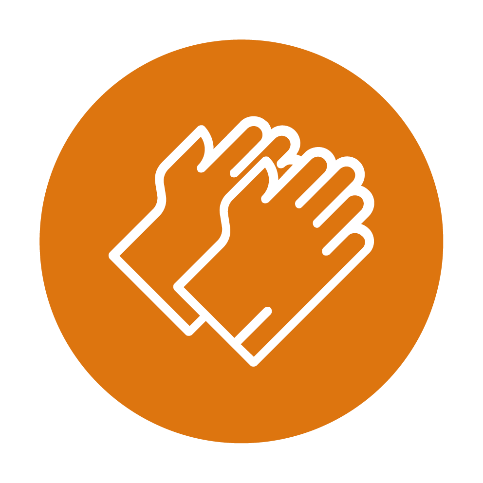 Handschutz bei Gefährdungen