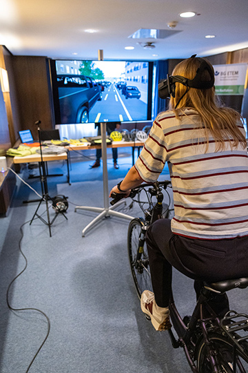 Das virtuelle Biketraining inspirierte viele der Teilnehmenden zum Mitmachen.