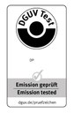 Prüfzeichen Emission geprüft
