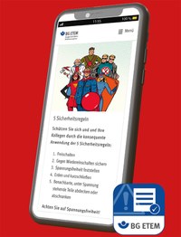 Stromunfälle vermeiden: App der BG ETEM