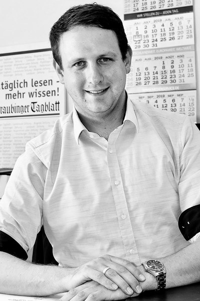Florian Liebl, Geschäftsführer und Vertriebsleiter von Straubinger Tagblatt Landshuter Zeitung.