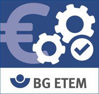 BG ETEM App-Logo „Sicher investieren“