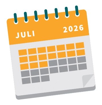 Kalenderblatt Juli 2026
