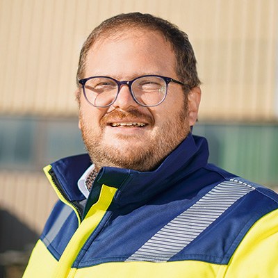 Porträt Jens Leinenbach, Geschäftsführer Energis-Netzgesellschaft (VSE-Gruppe)