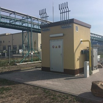 Eine Gas-Druckregel- und Messanlage